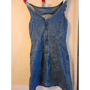 Women's Esprit Denim Dress Size 7/8 Blue
